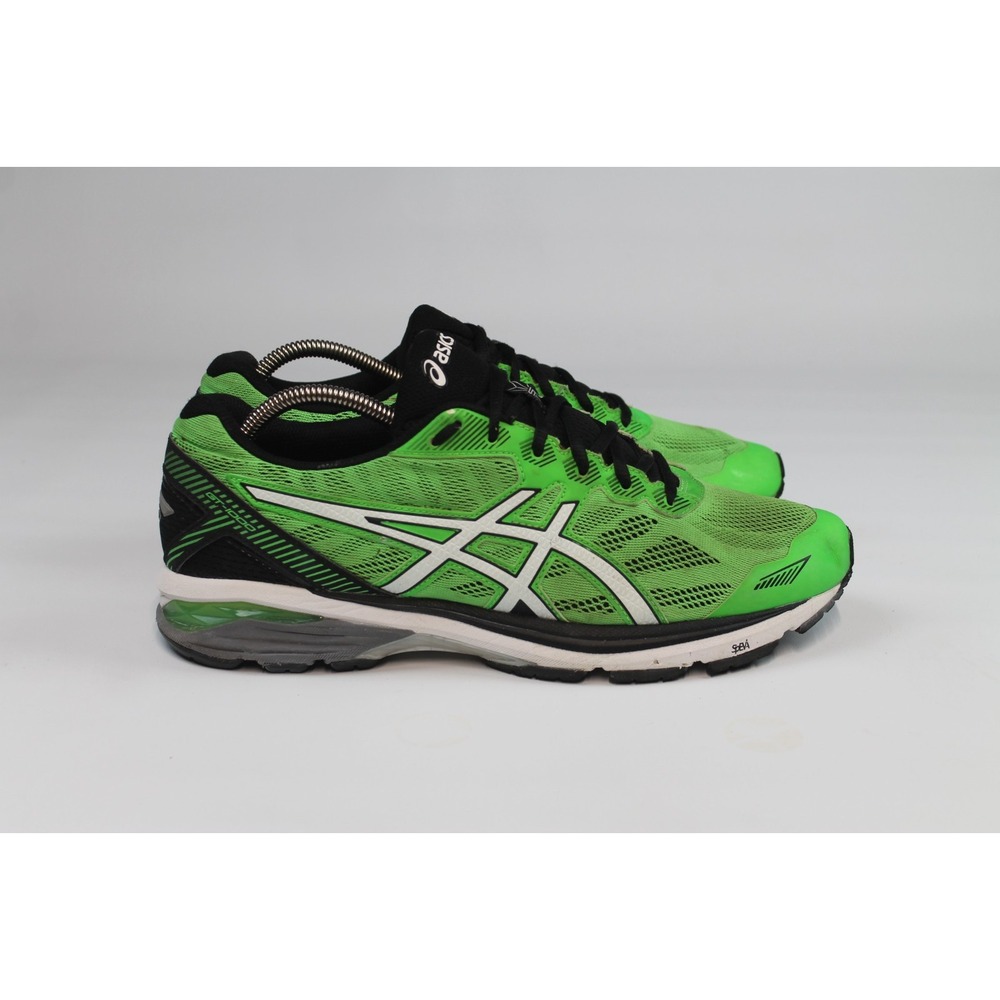 Asics Gel-Cumulus 18 Running Shoes Men's 10 M,Neon Green Lace-Up T6A3N Athletic - Picture 2 of 9